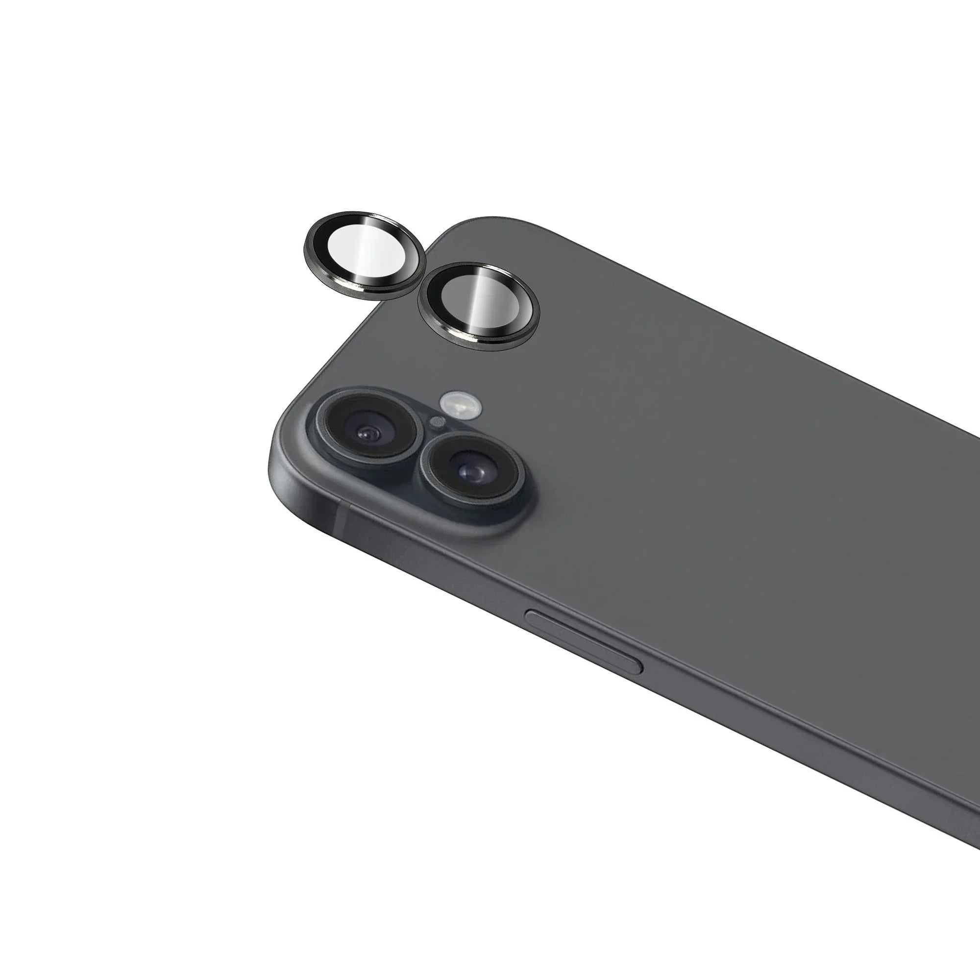 iPhone 16 / 16 Plus Torrii Bodyglass Aluminium Camera Ring - Black - Tashqila iPhone 16 / 16 Plus Torrii Bodyglass Aluminium Camera Ring - Black - Tashqila